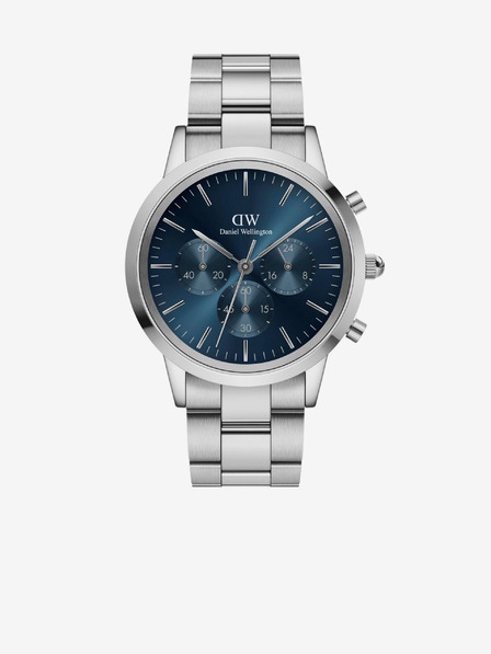 Daniel Wellington Мъжки сребърен часовник Daniel Wellington Iconic DW00100644