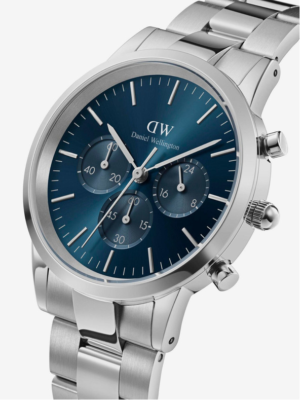 Daniel Wellington Мъжки сребърен часовник Daniel Wellington Iconic DW00100644