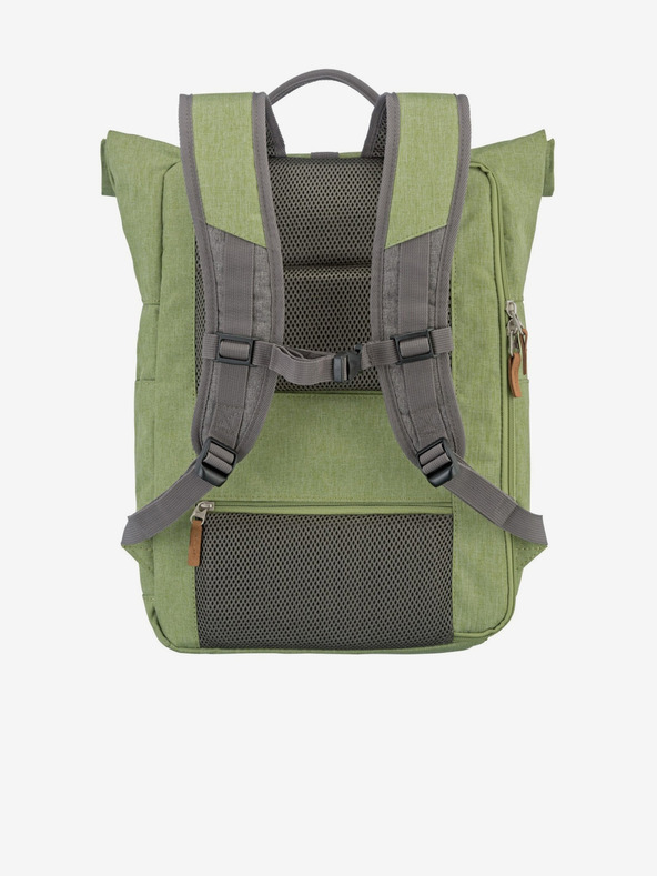 Travelite Сиво-зелена раница Travelite Basics Roll-up (35 л)