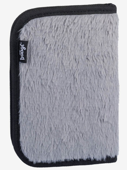 BAAGL  Сив училищен моливник едноетажна панда Baagl