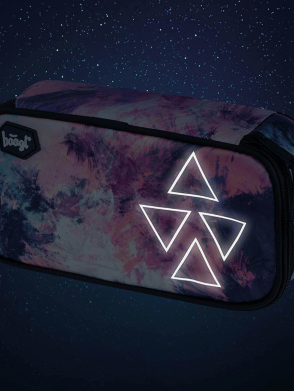 BAAGL  Розов училищен моливник абстрактен Baagl