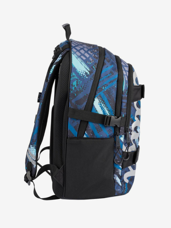 BAAGL  Син 3 комплекта скейт структура: раница, моливник, чанта Baagl