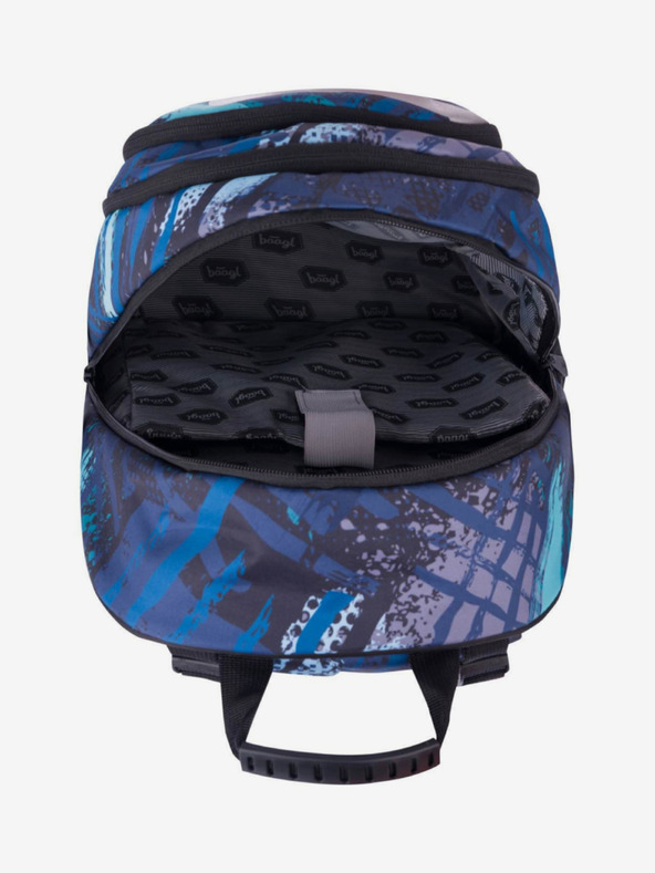 BAAGL  Син 3 комплекта скейт структура: раница, моливник, чанта Baagl