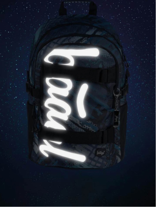 BAAGL  Син 3 комплекта скейт структура: раница, моливник, чанта Baagl