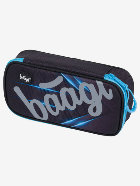 BAAGL  Черен училищен моливник скейт bluelight Baagl