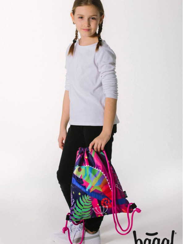 BAAGL  Лилава чанта с хамелеон Baagl