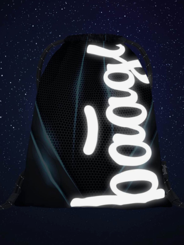 BAAGL  Черна чанта скейт bluelight Baagl