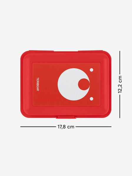 BAAGL  Червена кутия за обяд teribear Baagl