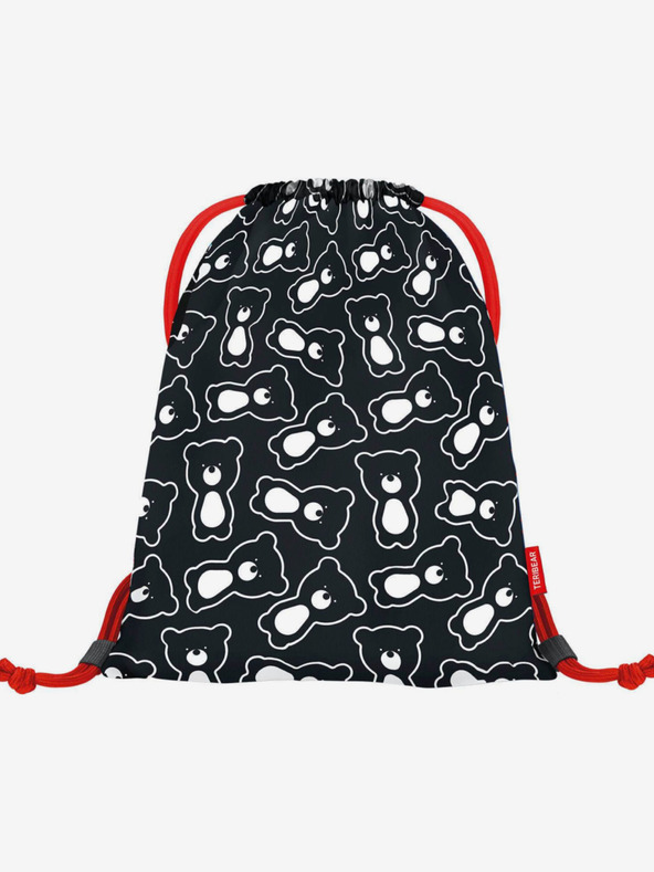 BAAGL  Черна ученическа чанта teribear black Baagl