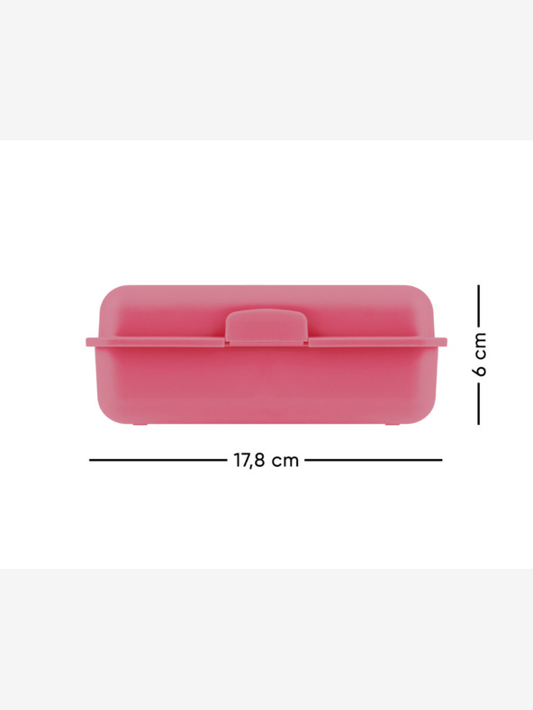 BAAGL  Розова кутия за закуски с бухал Baagl