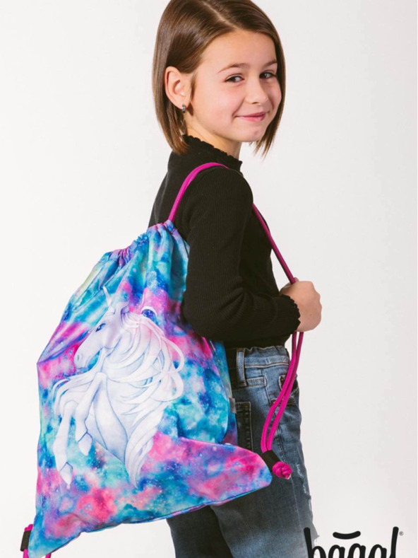 BAAGL  Лилава чанта Baagl Еднорог