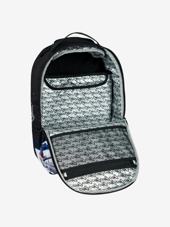 BAAGL  Черна раница Baagl eARTh - Cosmonaut by Caer8th