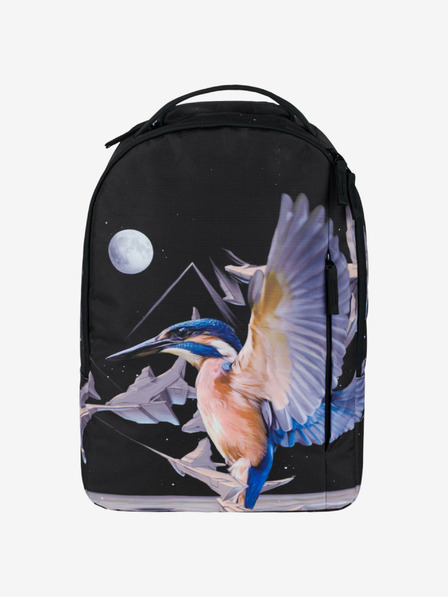 BAAGL  Черна раница Baagl eARTh - Kingfisher от Caer8th