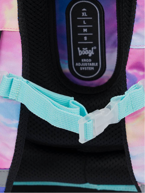 BAAGL  Розова ученическа чанта Zippy Baagl Owl