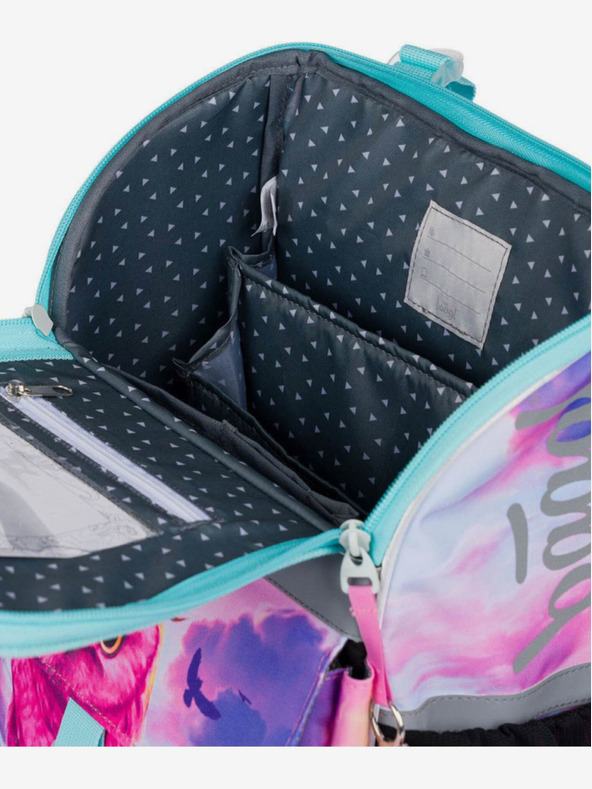 BAAGL  Розова ученическа чанта Zippy Baagl Owl