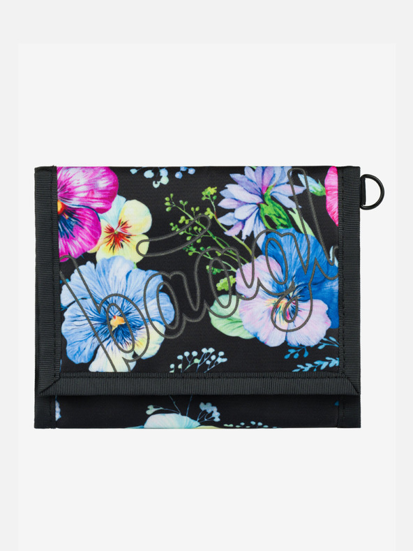 BAAGL  Черен портфейл Baagl Flowers