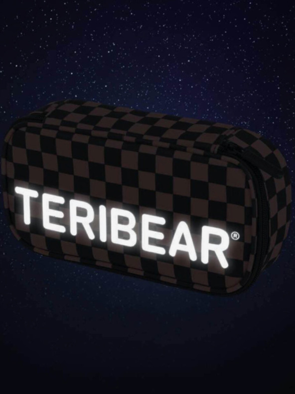 BAAGL  Черен училищен комплект Раница за скейт, моливник и чанта Baagl Teribear