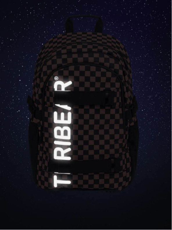 BAAGL  Черен училищен комплект Раница за скейт, моливник и чанта Baagl Teribear