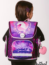 BAAGL  Лилав училищен комплект Ergo - раница, моливник, чанта Baagl Horse