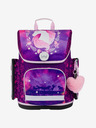 BAAGL  Лилав училищен комплект Ergo - раница, моливник, чанта Baagl Horse
