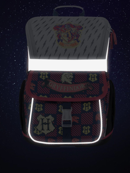 BAAGL  Червено-синя ученическа чанта Zippy Harry Potter Gryffindor