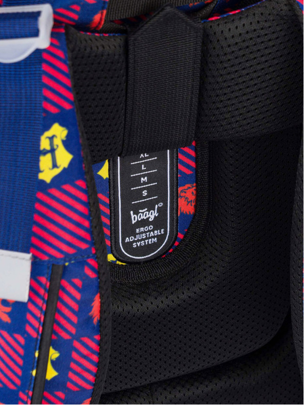 BAAGL  Червено-синя ученическа чанта Zippy Harry Potter Gryffindor