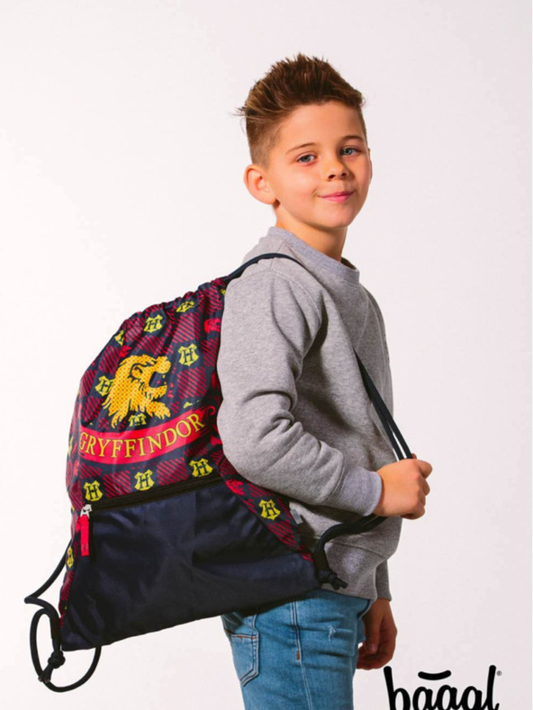 BAAGL  Червена и синя чанта Baagl Harry Potter Gryffindor с джоб