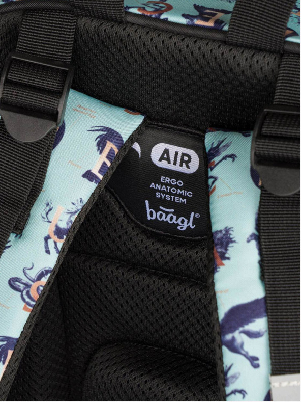 BAAGL  Синя ученическа раница Baagl Ядро Хари Потър Фантастични животни