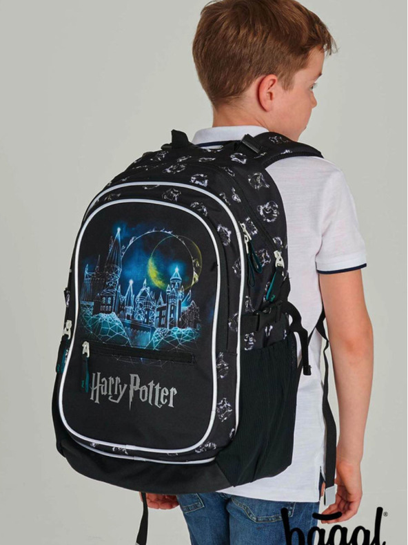 BAAGL  Черна училищна раница Baagl Core Harry Potter Hogwarts