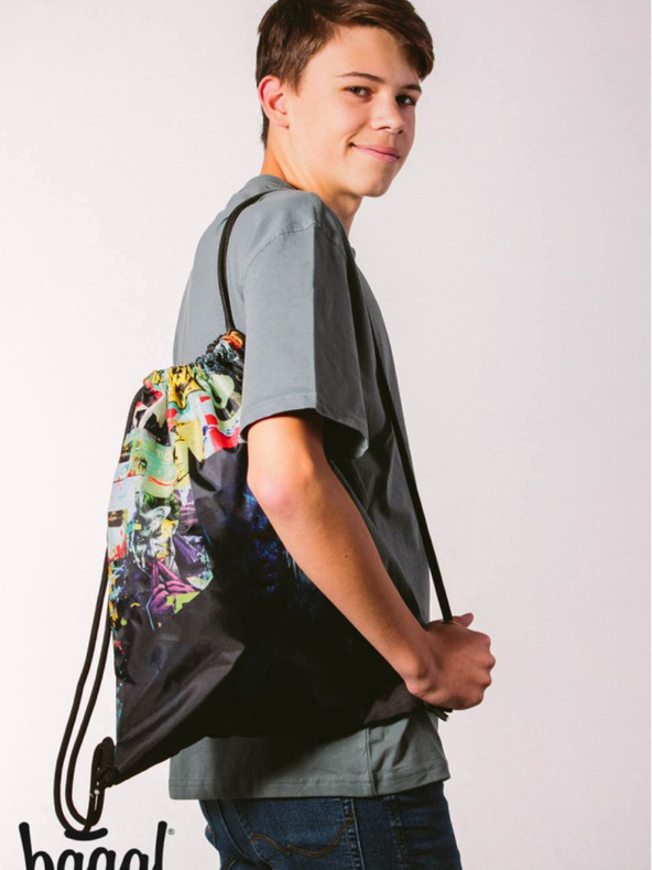 BAAGL  Черна чанта Baagl Skate Batman Comics