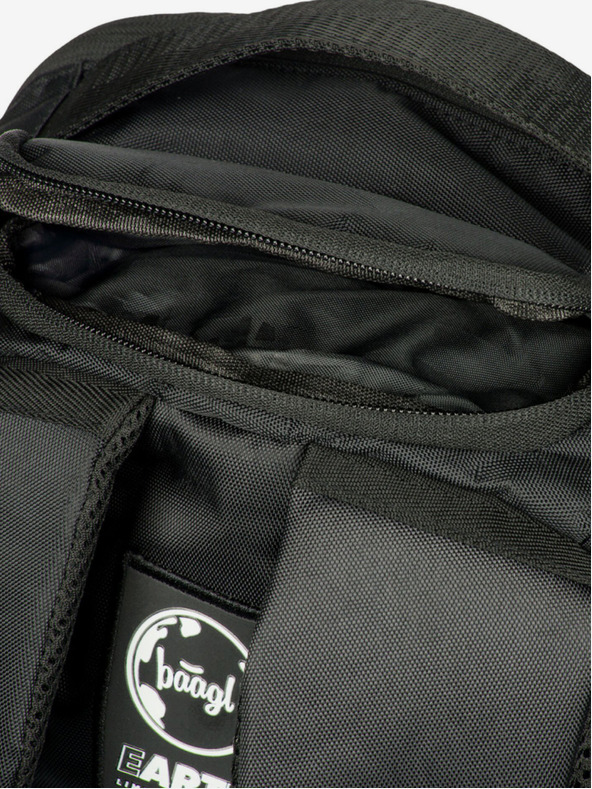 BAAGL  Черна раница Baagl eARTh Batman Red