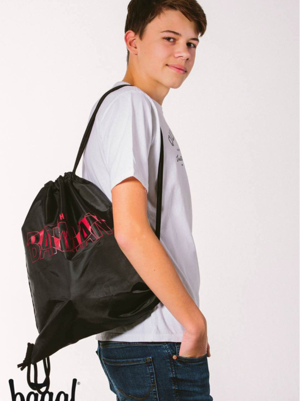 BAAGL  Черна чанта Baagl Batman Red