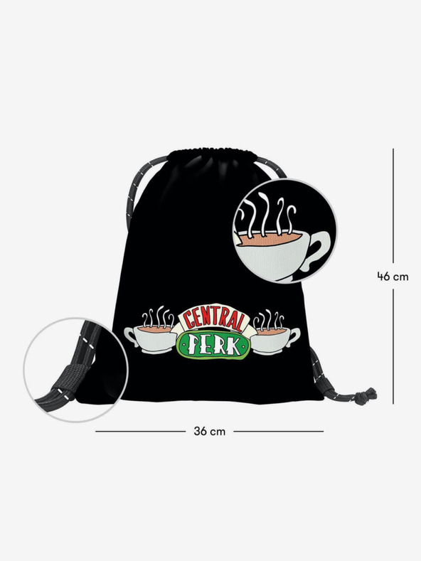 BAAGL  Черна чанта Baagl Friends Central Perk