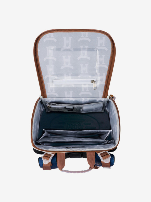 BAAGL  Лилав училищен комплект - куфарче, моливник, чанта Baagl Zippy Хари Потър Хогуортс