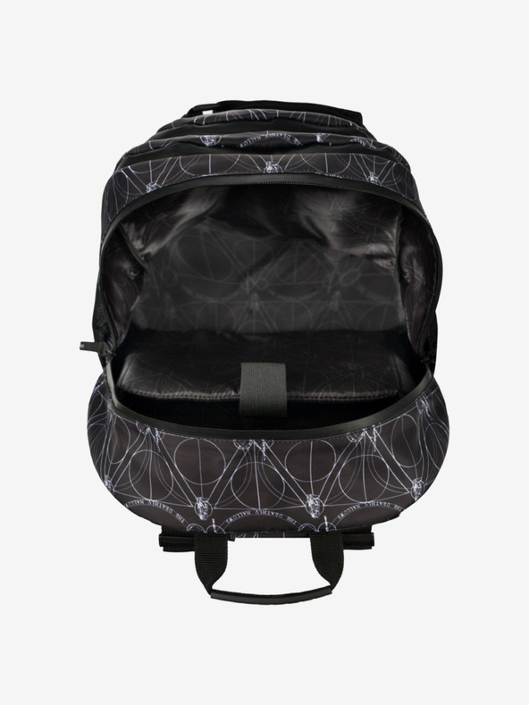 BAAGL  Черен училищен комплект - раница, куфарче, чанта Baagl Skate Хари Потър Даровете на смъртта