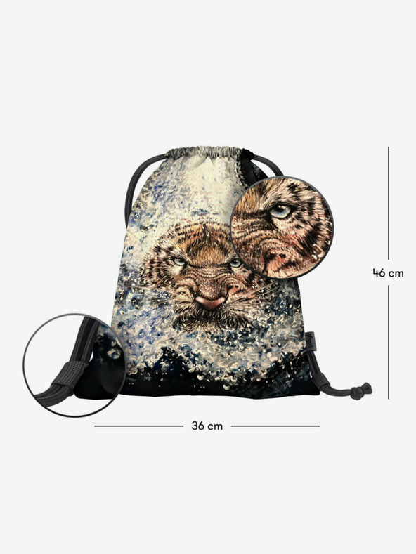 BAAGL  Бежова чанта Baagl eARTh - Tiger от Lukero