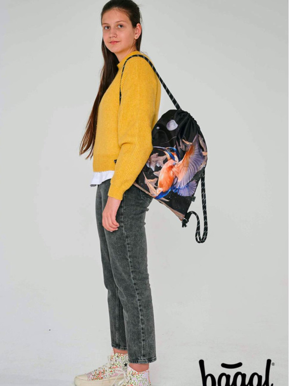 BAAGL  Черна чанта Baagl eARTh - Kingfisher от Caer8th