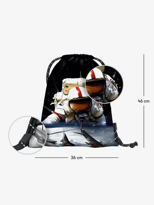 BAAGL  Черен Baagl eARTh - Космонавт от Caer8th