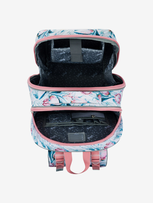 BAAGL  Бяла чанта за училище Baagl Шели Енот