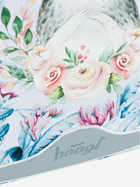 BAAGL  Бяла чанта за училище Baagl Шели Енот