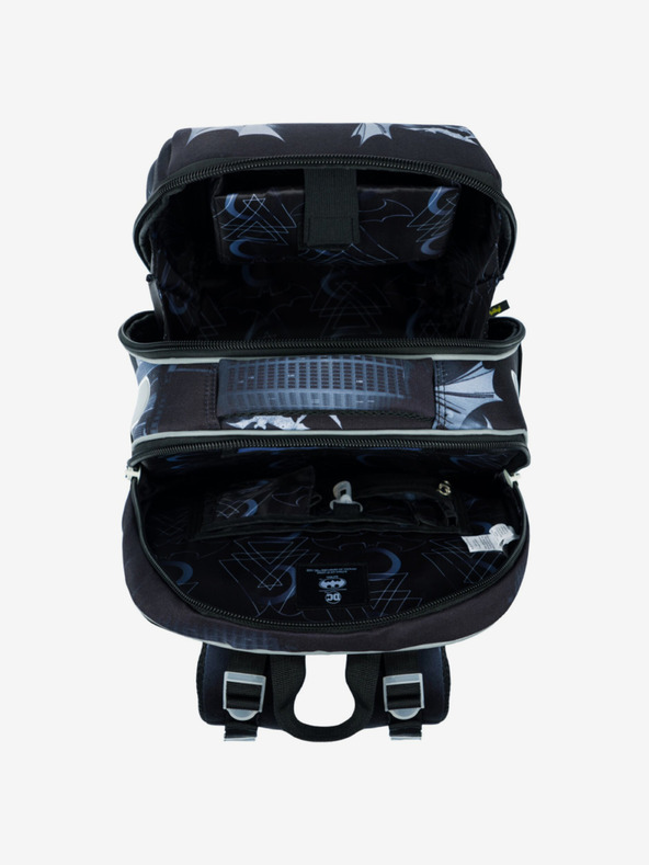 BAAGL  Черна ученическа чанта Baagl Shelly Batman Dark City
