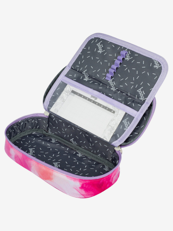 BAAGL  Розов училищен моливник етюд Baagl Painting