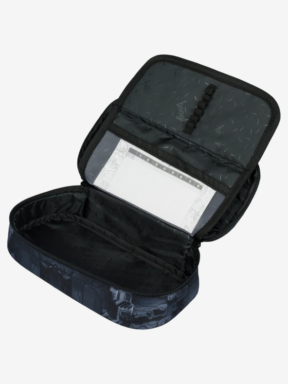 BAAGL  Сив училищен моливник Baagl Technic