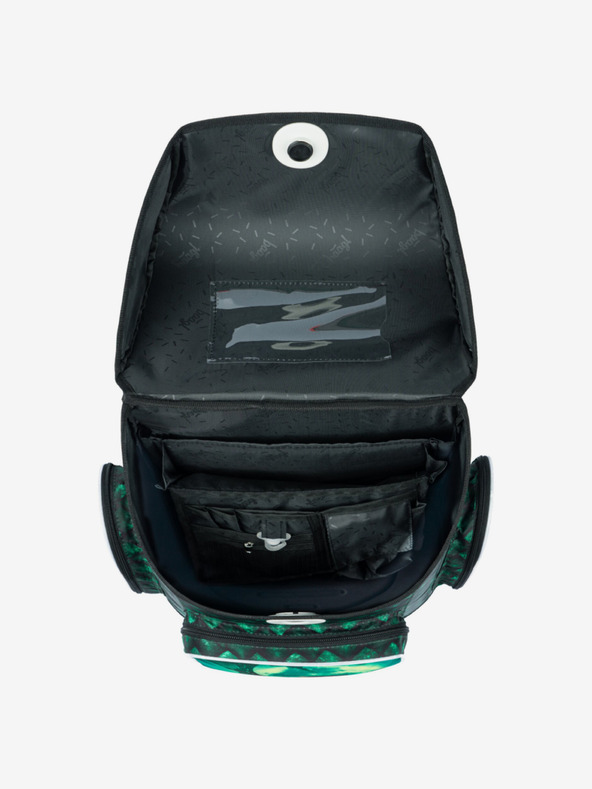 BAAGL  Зелена училищна чанта Ergo Baagl Dragon