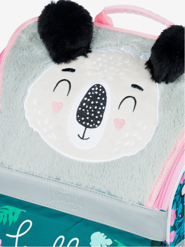 BAAGL  Зелена ученическа чанта Zippy Baagl Бебе коала