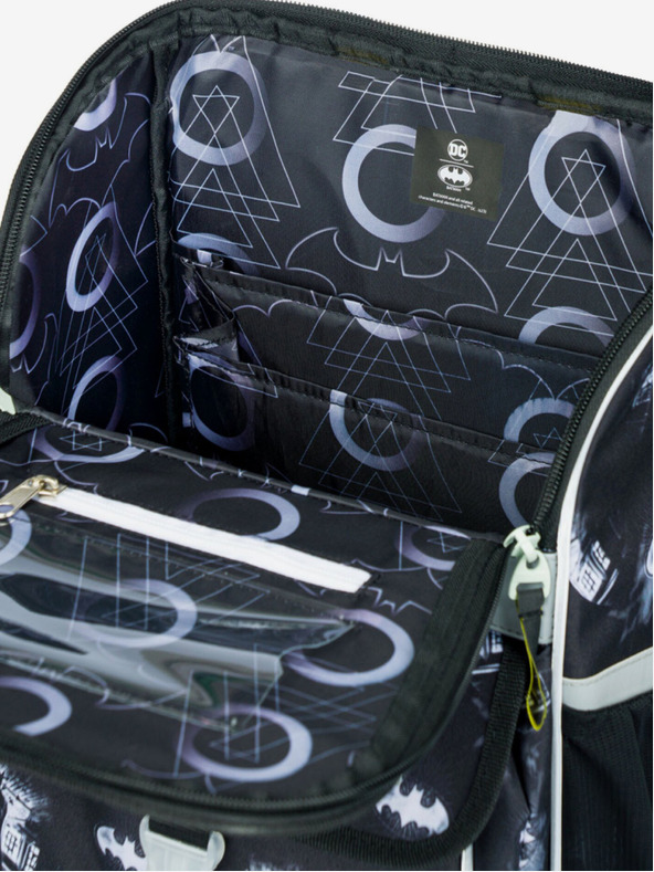 BAAGL  Черна ученическа чанта Zippy Baagl Batman Darky City