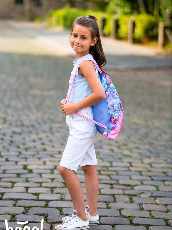 BAAGL  Лилава чанта с джоб Baagl Hummingbird