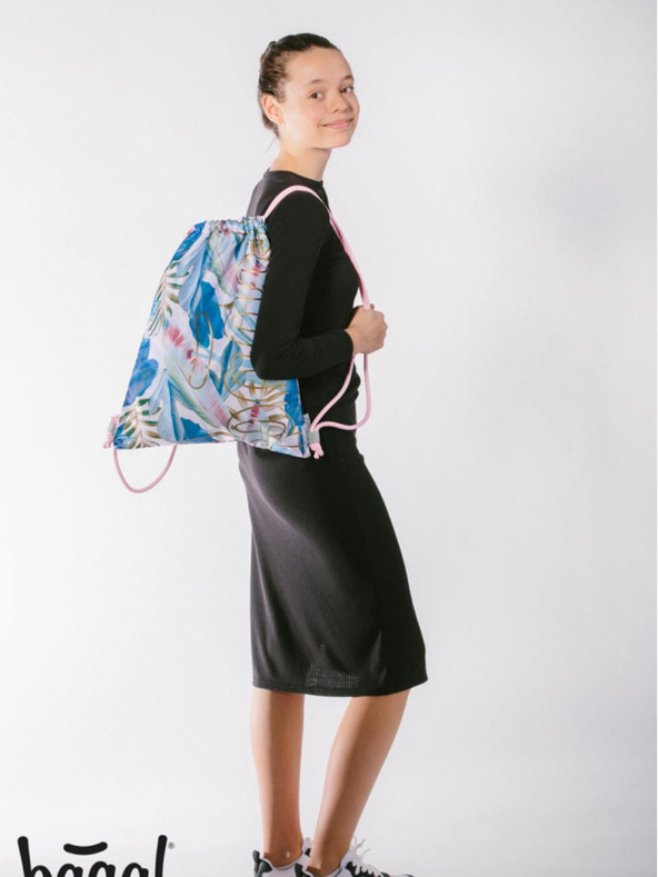 BAAGL  Лилава чанта Baagl Skate Leafs