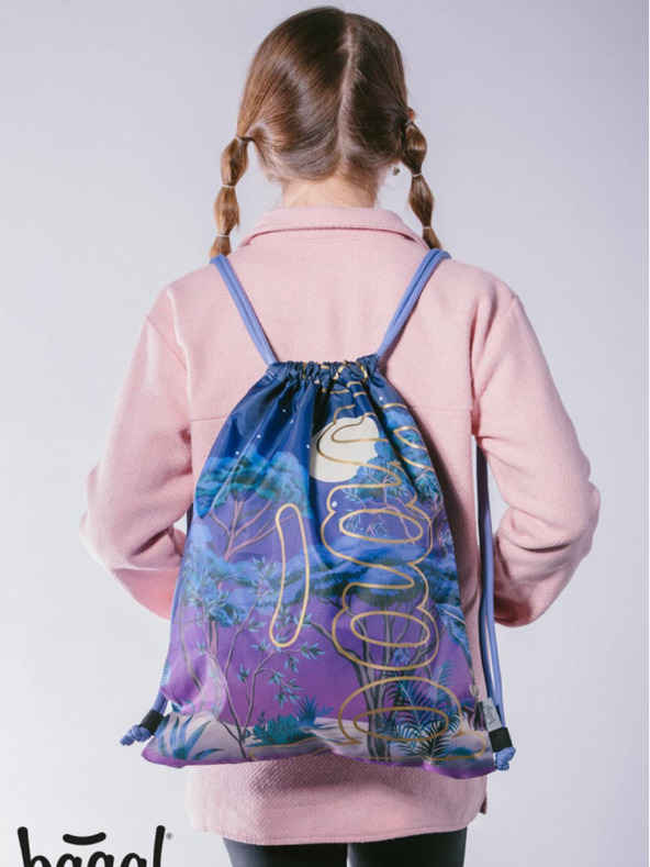 BAAGL  Лилава Baagl Skate Night чанта