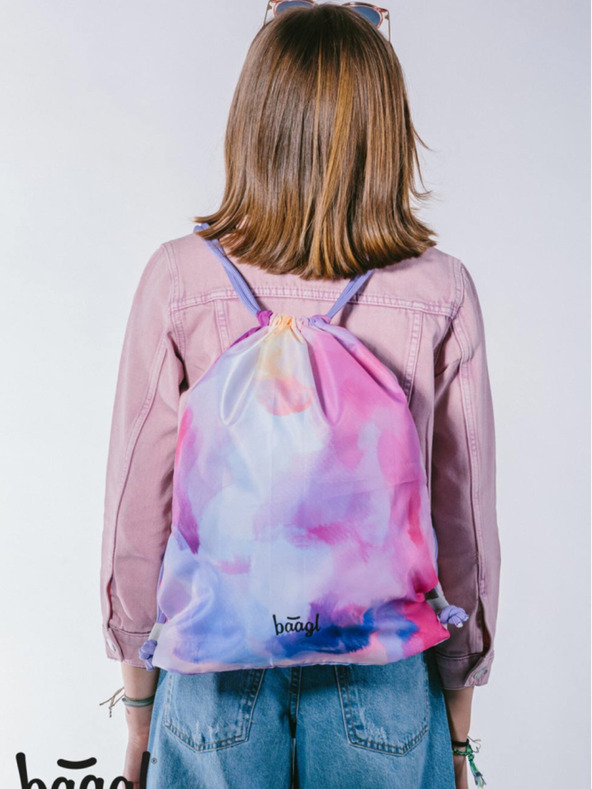 BAAGL  Розова чанта Baagl Painting